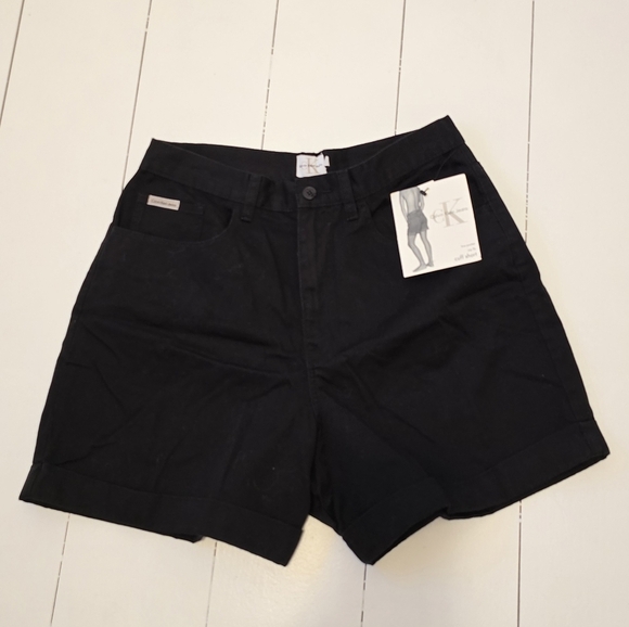 Vintage Y2K Calvin Klein Jeans Chino Cuff Short 12 Deadstock - Picture 1 of 5